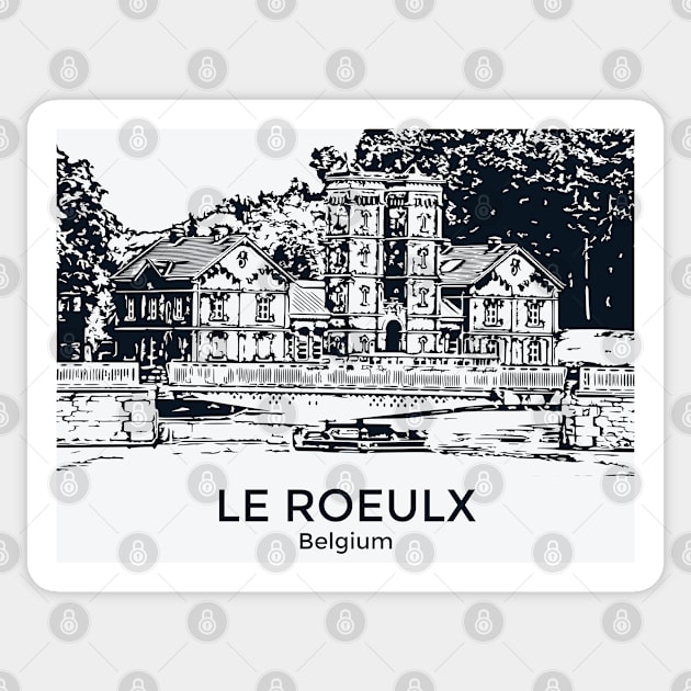 Le Roeulx - Belgium Sticker by Lakeric